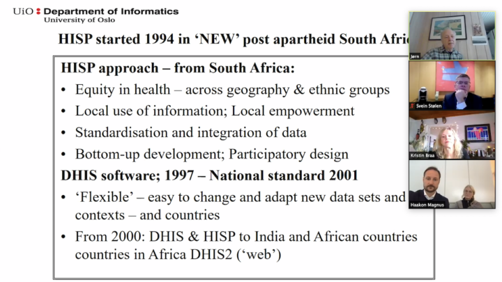 Presentation on HISP history