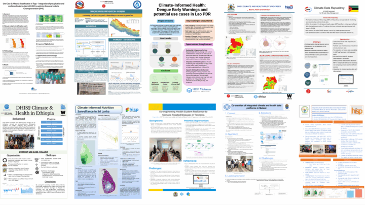 Climate health posters composite