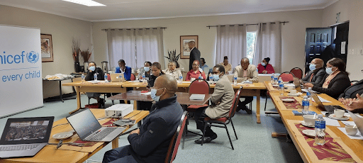 Assessment debrief workshop, attended by the Principal Secretary and all executive members of the MOET, schools, regional offices and partners.